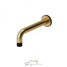 Tenzo BS-312-C-BG-MB - Wall mount spout Bellacio-C brushed gold/ matte black