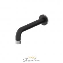 Tenzo BS-312-F-MB-CR - Wall mount spout Bellacio-F matte black/ chrome