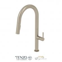 Tenzo CA130-SS - Single-handle kitchen faucet Calozy with pull-down & 2-Function hand shower stainless steel
