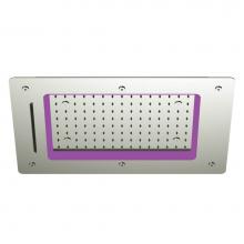 Tenzo CTS-1624LWM-CR - Ceiling shwr head, waterfall & mist 40x60cm (16x24in) LED chrome