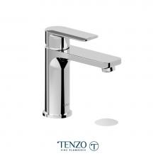 Tenzo DE11-P-CR - Delano single hole lavatory faucet chrome with (overflow) drain