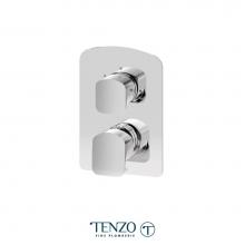 Tenzo F-DEPB33-CR - T-Box valve trims pres bal 3 functions diverter chrome
