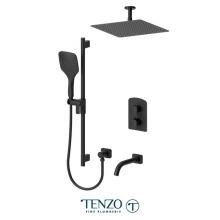 Tenzo F-DET33-511325-MB - Trim for Delano T-Box kit 3 functions thermo matte black finish