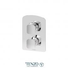 Tenzo F-DET33-CR - T-Box valve trims thermo. 3 functions diverter chrome