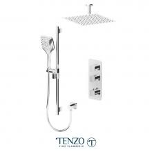 Tenzo DET42-21132-CR - Delano Extenza kit 2 functions thermo chrome finish