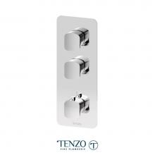 Tenzo F-DET42-CR - Extenza valve trims Delano thermo. 2 functions chrome