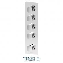 Tenzo DET44-CR - Extenza valve Delano thermo. 4 functions chrome