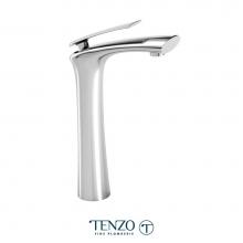 Tenzo FL12-CR - Fluvia single hole tall lavatory faucet chrome