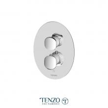 Tenzo FLT32-CR - Fluvia T-Box valve 2 functions thermo chrome finish