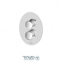 Tenzo FLT33-CR - Fluvia T-Box valve 3 functions thermo chrome finish