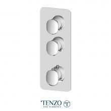 Tenzo F-FLT42-CR - Extenza valve trims Fluvia thermo. 2 functions chrome