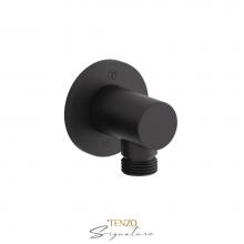 Tenzo HC-312-F-MB - Wall supply elbow Bellacio-F matte black