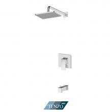 Tenzo F-KAPB21-0132-CR - Trim for Kalissa Tenzo Pro Kit 1 function pres bal chrome finish