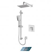 Tenzo F-KAPB22R-1130-CR - Kalissa Tenzo Pro Kit 2 rotary functions pres bal chrome finish