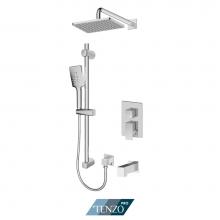 Tenzo F-KAPB23-1131-CR - Kalissa Tenzo Pro Kit 2 & 3 functions pres bal chrome finish