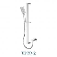 Tenzo KRD-01124-CR - Sliding bar kit with elbow chrome