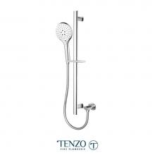 Tenzo KRD-02196-CR - Sliding bar kit with elbow chrome