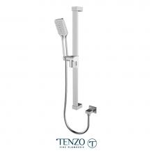 Tenzo KRD-34124-CR - Sliding bar kit with elbow chrome