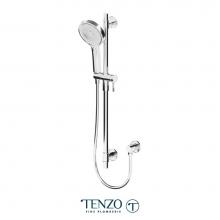 Tenzo KRD-372813-CR - Sliding bar kit with elbow chrome