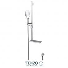 Tenzo KRDT-35188-CR - Rail and hand shower kit with shelve chrome