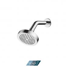 Tenzo KSH-80901-CR - Kit of Shower Head 10cm (4'') and Shower arm 45° chrome
