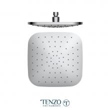 Tenzo PVTS-09-Q-CR - Shwr head square 23x23cm (9in) chrome
