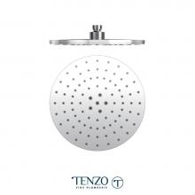 Tenzo PVTS-09-R2-CR - Air Boost shwr head round 23cm (9in) PVC 2mm chrome