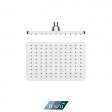 Tenzo PVTS-710-CR - Shower head rectangular 19x27cm (7-1/2 x 10 3/4) PVC chrome