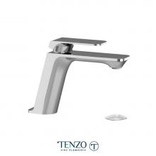 Tenzo QU11-W-CR - Quantum single hole lavatory faucet chrome with (W/O overflow) drain