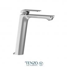 Tenzo QU12-CR - Quantum single hole tall lavatory faucet chrome