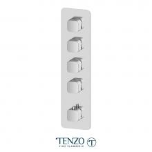 Tenzo QUT44-CR - Extenza valve Quantum thermo. 4 functions chrome