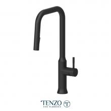 Tenzo RE131-MB - Single-handle kitchen faucet Regia with pull-down & 2-Function hand shower matte black