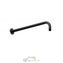 Tenzo SA-612-F-MB-CR - Wall mount shwr arm Bellacio-F matte black/ chrome