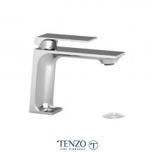 Tenzo SL11-W-CR - Slik single hole lavatory faucet chrome with (W/O overflow) drain