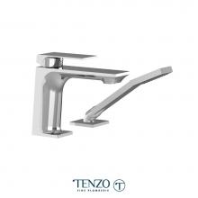 Tenzo SL31-CR - Slik deck mount 2 pcs tub filler chrome