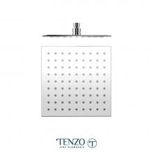Tenzo SSTS-08-S-CR - Shwr head square 20x20cm (8in) stainless steel 2mm chrome