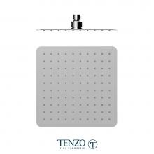 Tenzo SSTS-10-Q-CR - AirBoost shwr head square 25x25cm (10in) chrome