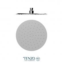 Tenzo SSTS-10-R-CR - Shwr head round 25cm (10in) stainless steel 2mm chrome