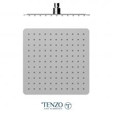 Tenzo SSTS-12-Q-CR - Shwr head square with round corners30x30cm (12'') stainless steel 2mm chrome