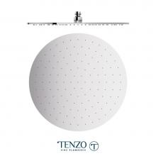 Tenzo SSTS-16-R-CR - Shwr head round 40cm (16in) stainless steel 2mm chrome