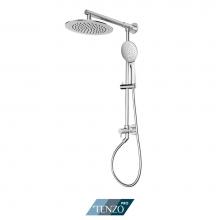 Tenzo TZP-120-CR - Exposed shower system 2 func. w/o temperature control chrome