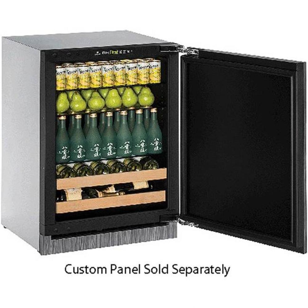 Beverage Center 24'' Reversible Hinge Integrated Solid 115v