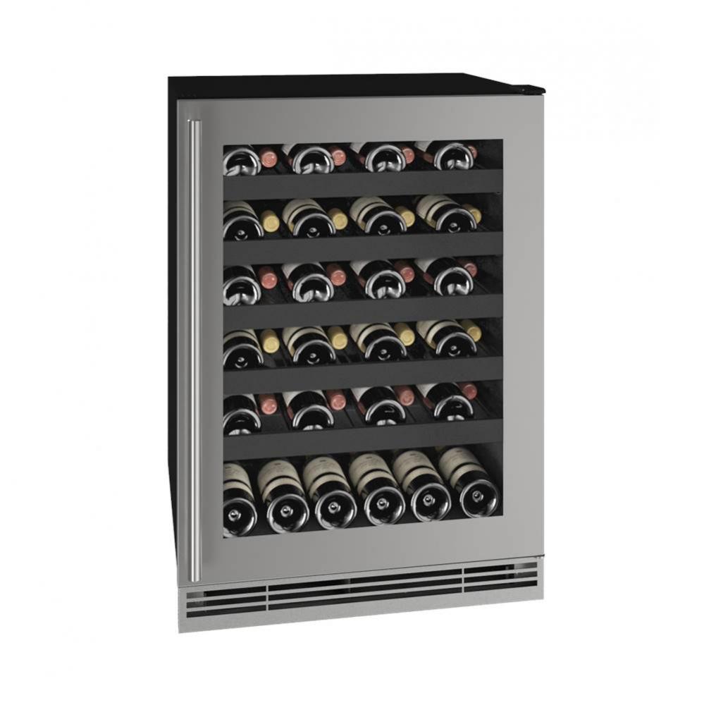 Wine Captain 24'' Lock Reversible Hinge Stainless Frame 115v