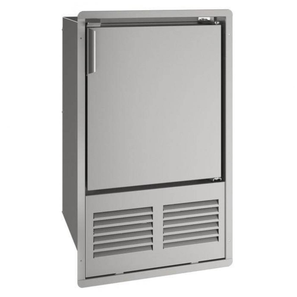 Marine Ice Flange To Door 14'' Reversible Hinge Stainless Solid 115v