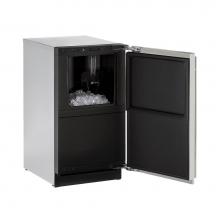 U Line U-3018CLRINT-00B - Clear Ice Machine 18'' Reversible Hinge Integrated 115v