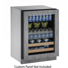 U Line U-2224BEVINT-00B - Beverage Center 24'' Reversible Hinge Integrated 115v