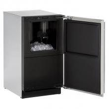 U Line U-3018CLRS-00C - Clear Ice Machine 18'' Reversible Hinge Stainless Solid 115v