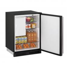 U Line U-CO1224FS-00B - Combo Frost Free 24'' Reversible Hinge Stainless 115v