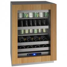 U Line UHBV524-IS01A - Beverage Center 24'' Reversible Hinge Integrated Solid 115v