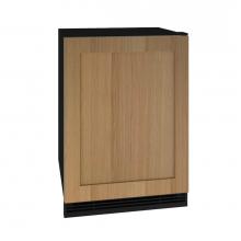 U Line UHRI124-IS01A - Combo Frost Free 24'' Reversible Hinge Integrated Solid 115v